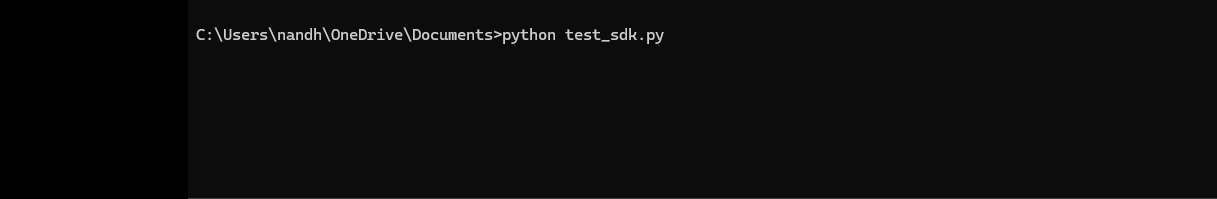 DataScreenIQ SDK screening a batch from the terminal